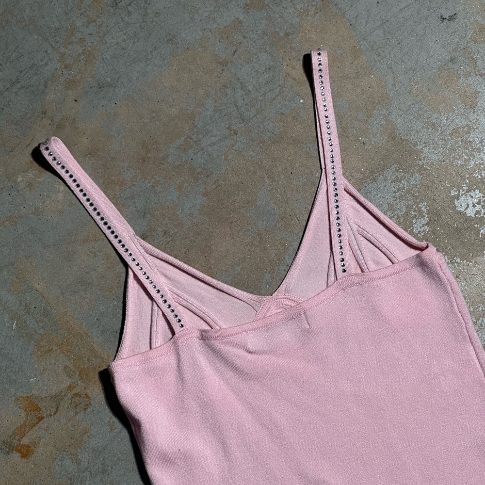 I.AM.GIA Pink Rhinestone Tank - Picture 3 of 5